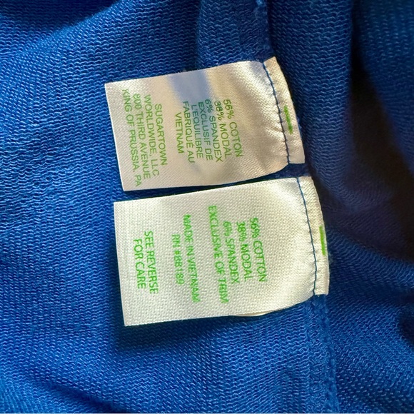 Lilly Pulitzer Luxletic Cobalt Blue Full-Zip Jacket, Size Large - Picture 7 of 7